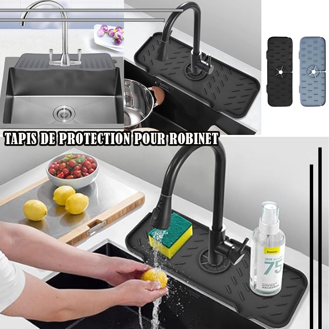TAPIS D'ÉGOUTTAGE EN SILICONE