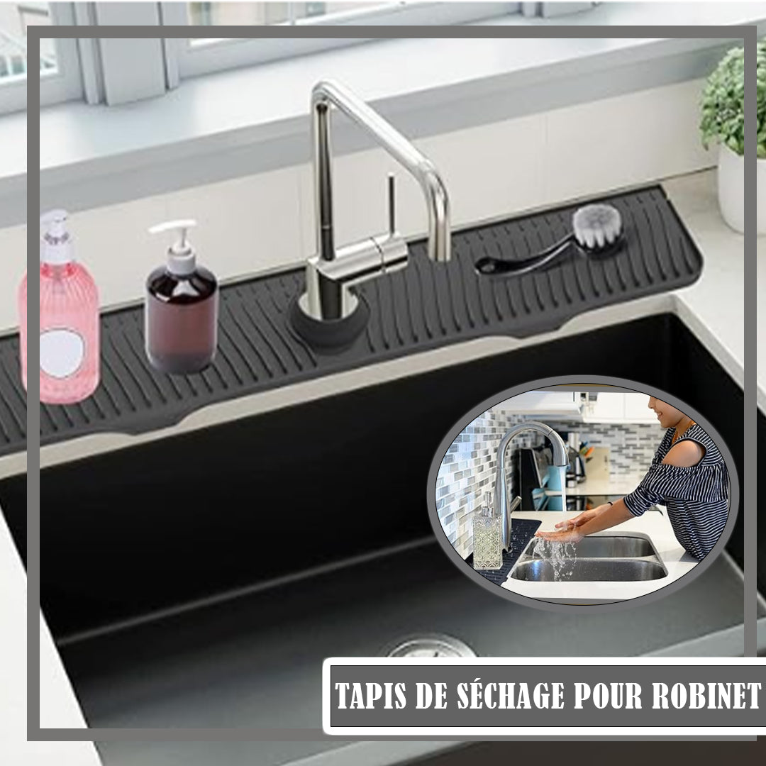 TAPIS D'ÉGOUTTAGE EN SILICONE