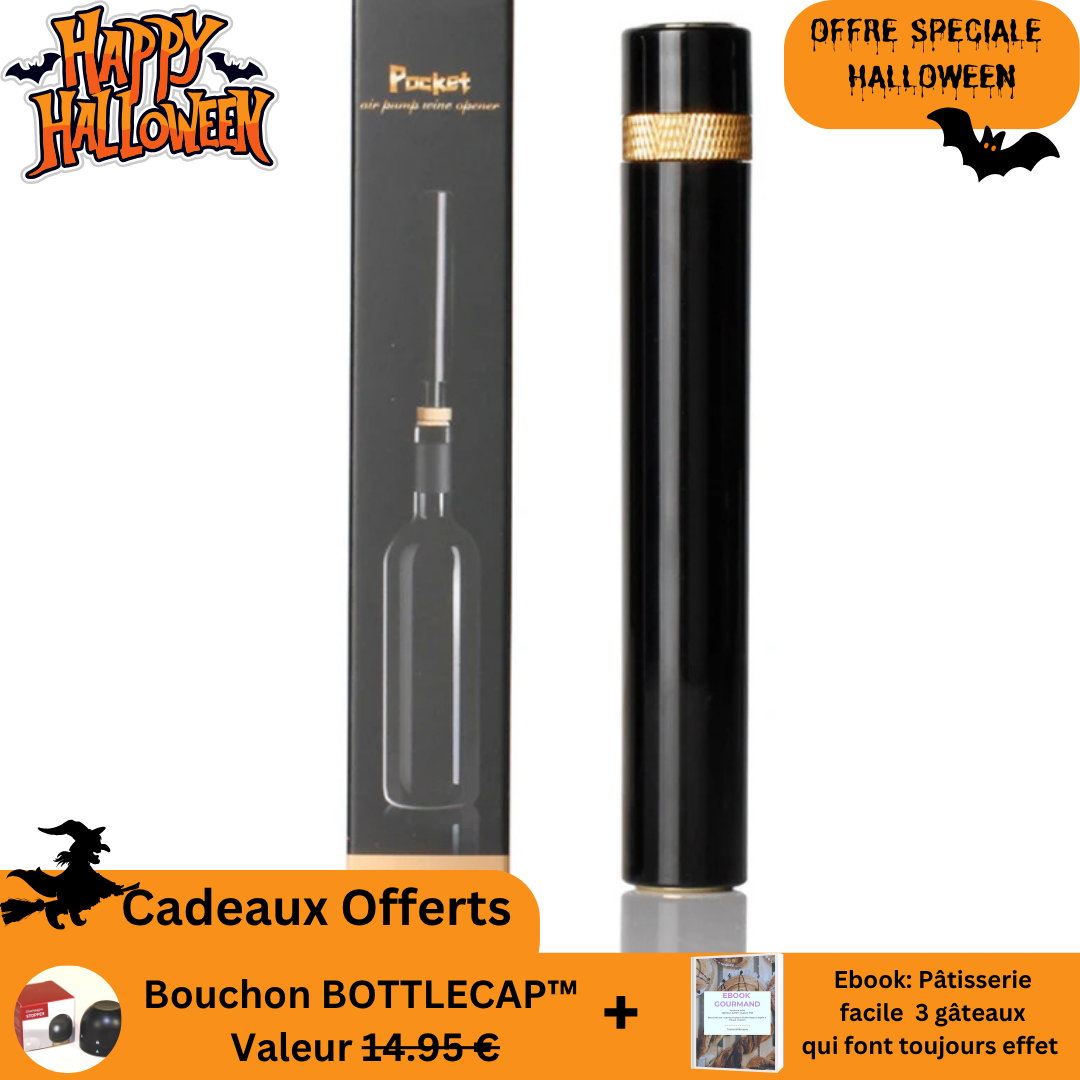 OUVRE-BOUTEILLE À AIR PORTATIF | Air'Push™